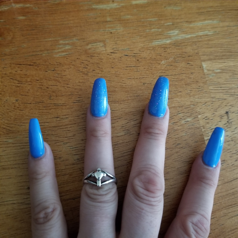 James Avery Cross with Heart ring